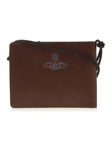 Benny Leather Cross Bag Brown - VIVIENNE WESTWOOD - BALAAN 1