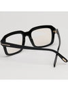 Blue Light Blocking Glasses Frame TF5888B 001 Square Black Fashion Horned - TOM FORD - BALAAN 4