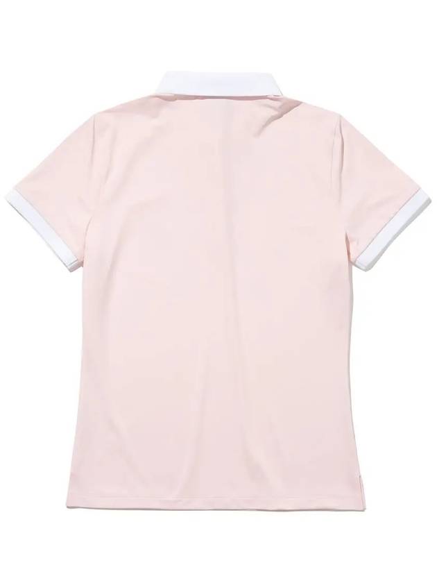 YOKO Collar Neck Point Women’s Short Sleeve T-Shirt ROSE PINK - 20THHOLE - BALAAN 2