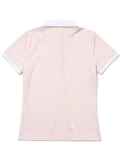 YOKO Collar Neck Point Women’s Short Sleeve T-Shirt ROSE PINK - 20THHOLE - BALAAN 2