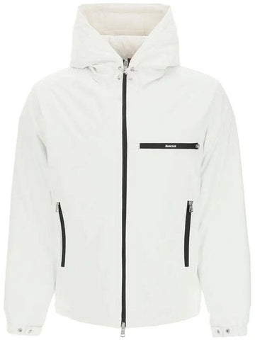Loupiac Hooded Jacket White - MONCLER - BALAAN.