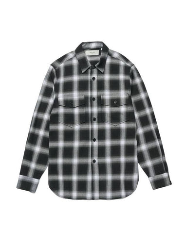 Flannel Shirt Black - ROLLING STUDIOS - BALAAN 1