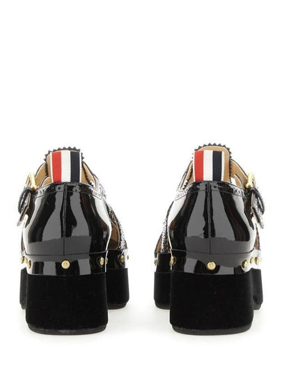 Soft Patent Fisherman Clog Sandals Black - THOM BROWNE - BALAAN 2