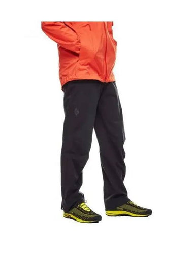 BLACK DIAMOND Stormline Stretch Rain Pants MENS NAMAPJLA2 - BLACK & BROWN - BALAAN 1