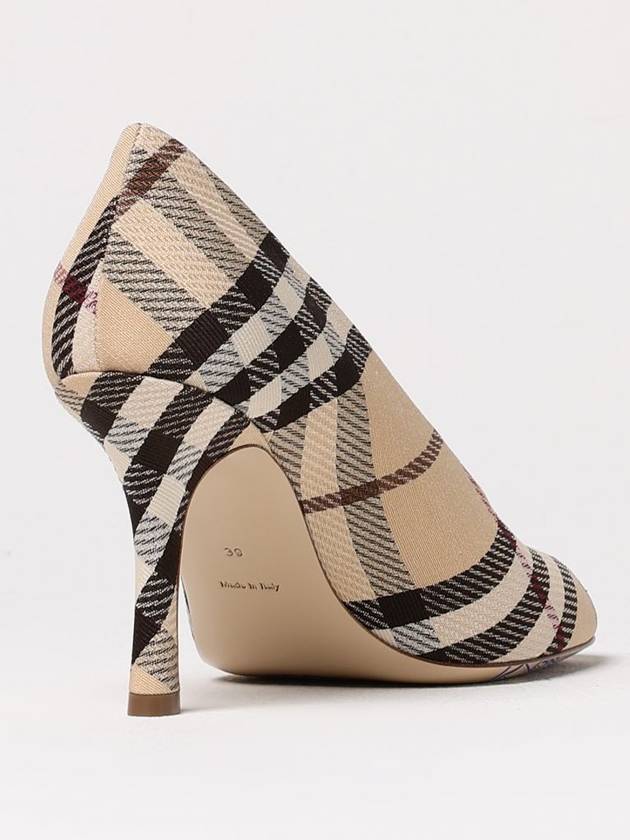 Check Baby High Pumps Beige - BURBERRY - BALAAN 4