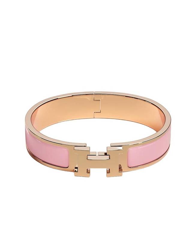 Hermes Clic H Bracelet Rose Gold Rose Fever - HERMES - BALAAN 1