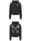 Caravaggio Arrow Oversized Hoodie Black - OFF WHITE - BALAAN 5