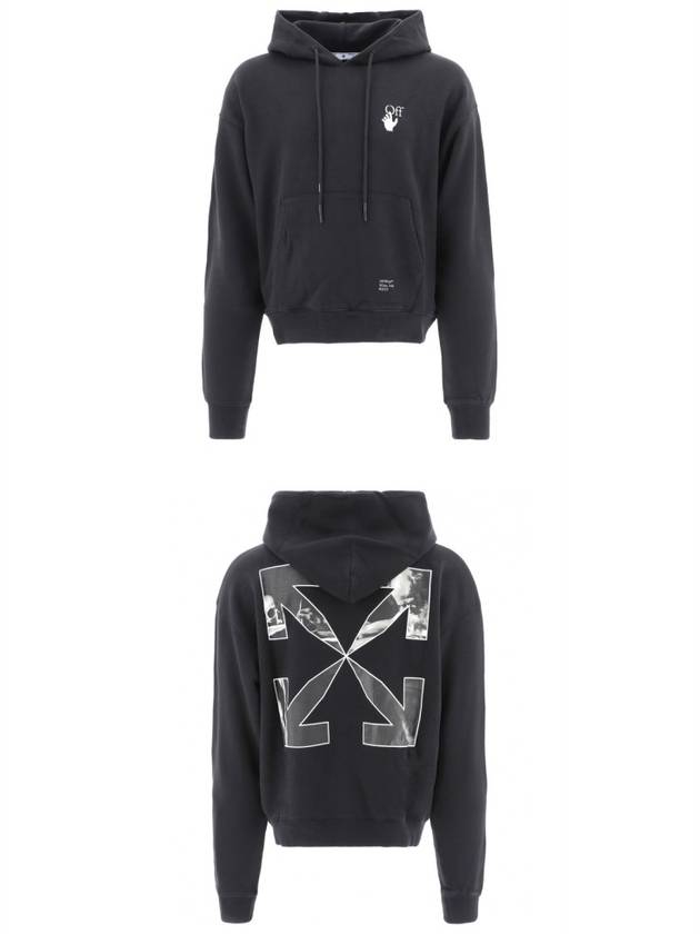 Caravaggio Arrow Oversized Hoodie Black - OFF WHITE - BALAAN 5