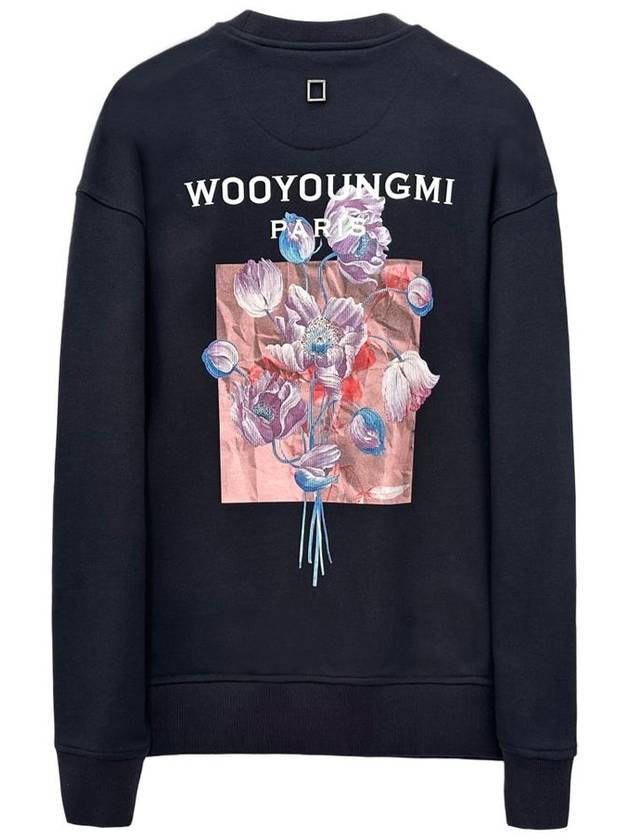 3D flower printing sweatshirt W243TS25722N - WOOYOUNGMI - BALAAN 1