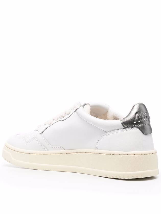 Medalist Silver Tab Low Top Sneakers White - AUTRY - BALAAN 4