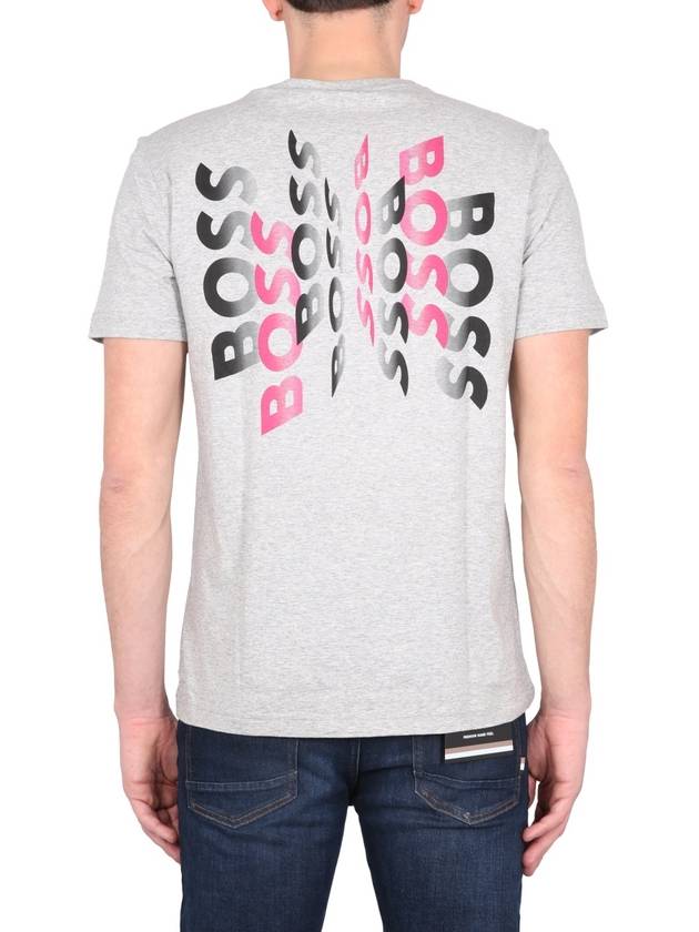 LOGO PRINT T-SHIRT - HUGO BOSS - BALAAN 3