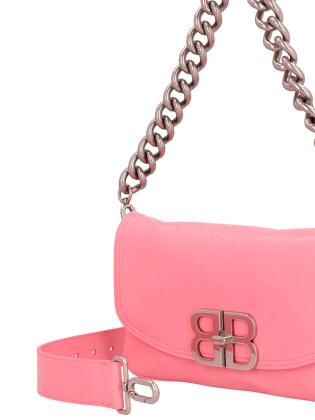 Flap BB Soft Small Shoulder Bag Pink - BALENCIAGA - BALAAN 4