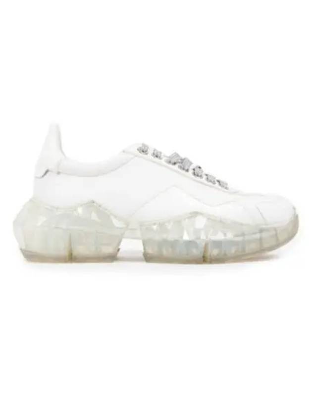 Diamond glossy sneakers white - JIMMY CHOO - BALAAN 1