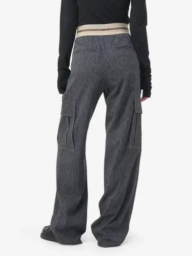 Helmut Lang Wide Pocket Pants Indigo N05HW207G03 - HELMUT LANG - BALAAN 1