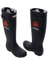 Wellington Rain Boots Black - KENZO - BALAAN 7