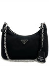 Black Tesuto Re Edition Multi Hobo Bag 1BH204 - PRADA - BALAAN 2