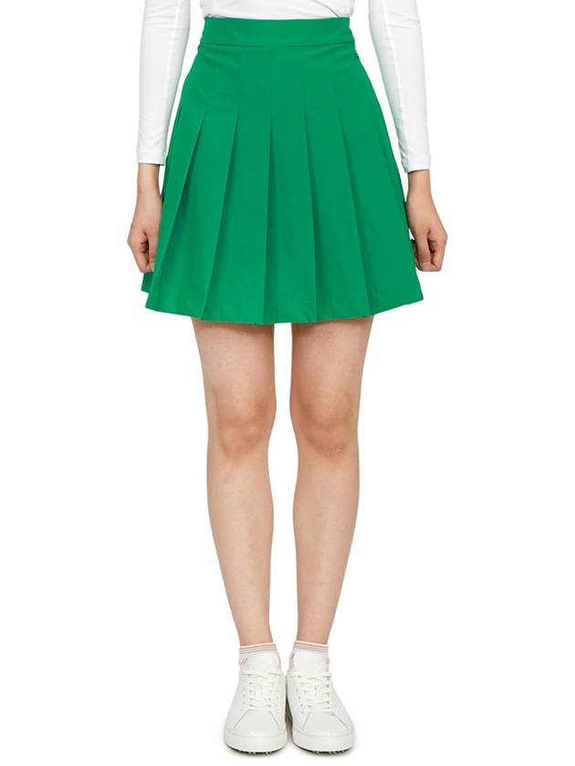 Women's Adina Golf Skirt Skirt Green - J.LINDEBERG - BALAAN 2