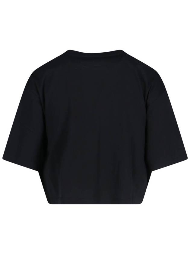 Logo Print Boxy Short Sleeve T-Shirt Black - BALMAIN - BALAAN 3