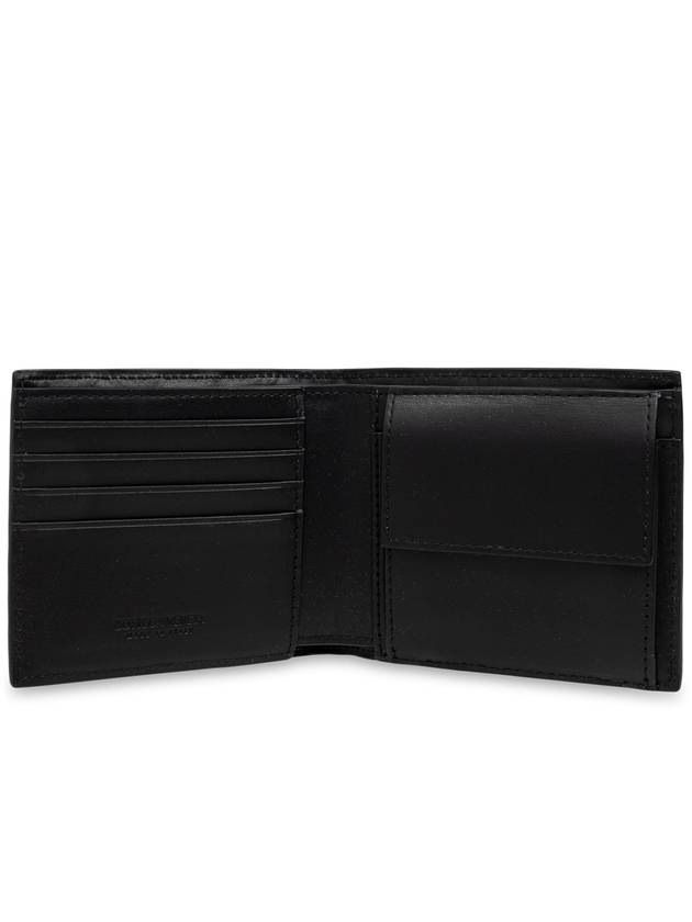 Intrecciato Coin Pocket Bifold Half Wallet Black - BOTTEGA VENETA - BALAAN 3