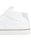 Canvas Leather High-Top Sneakers White - MAISON MARGIELA - BALAAN 7