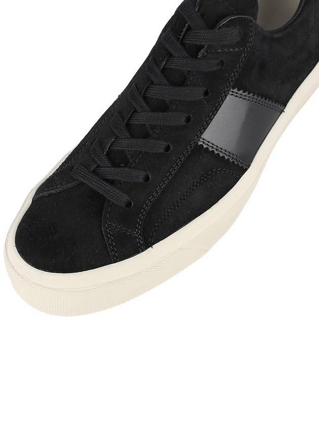 Suede Low Top Sneakers Black - TOM FORD - BALAAN 8