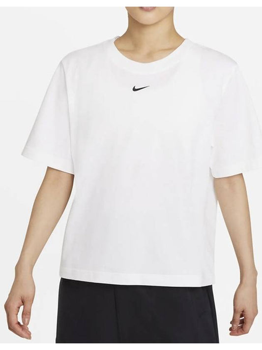 Women s Short Sleeve W NSW Essential Boxy DD1238 100 - NIKE - BALAAN 1