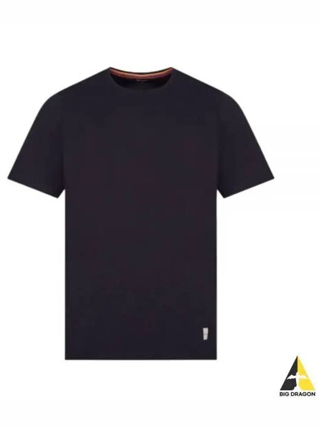 Logo Patch Short Sleeve T-Shirt Navy - PAUL SMITH - BALAAN 2