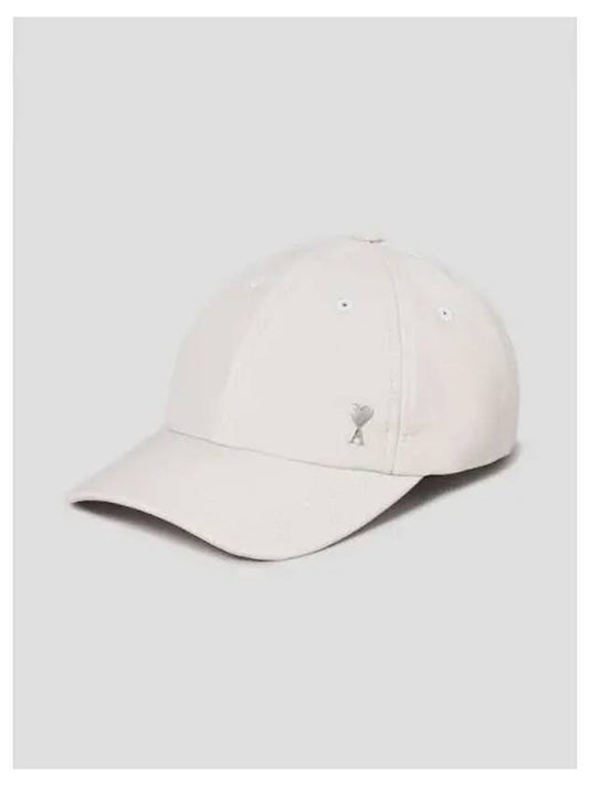 Unisex ADC stud ball cap baseball white domestic product - AMI - BALAAN 1