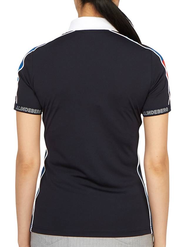 Golf Women's Damai Polo Shirt JL Navy - J.LINDEBERG - BALAAN 5