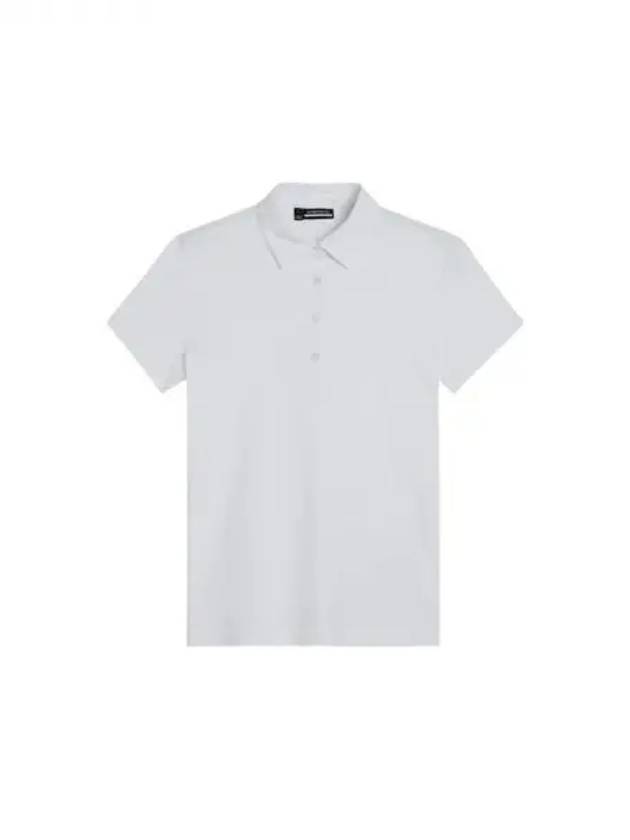 Golf Women s Short Sleeve T Shirt Polo Henrietta Debossed White Domestic Product GR5Y24071185678 - J.LINDEBERG - BALAAN 1