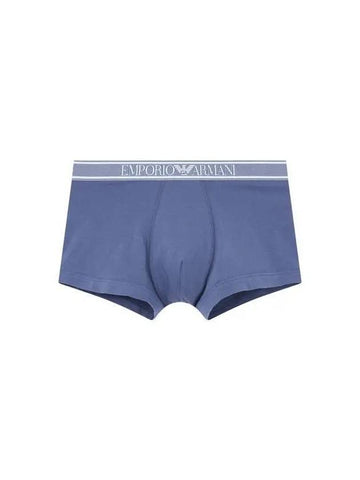 UNDERWEAR Men s Jacquard Logo Banding Solid Drawn Dark Blue 270703 - EMPORIO ARMANI - BALAAN 1