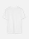 Embroidered Logo Cotton Short Sleeve T-Shirt White - AMI - BALAAN 3