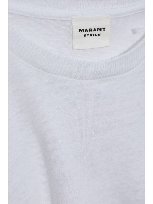 Marant Etoile T-shirt Zewel, Women's, White - ISABEL MARANT ETOILE - BALAAN 5