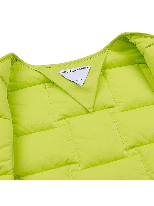 Intrecciato Padding Vest Acid Kiwi - BOTTEGA VENETA - BALAAN 11