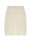 Bea Logo Knit Mini H-Line Skirt Cream - VIVIENNE WESTWOOD - BALAAN 3