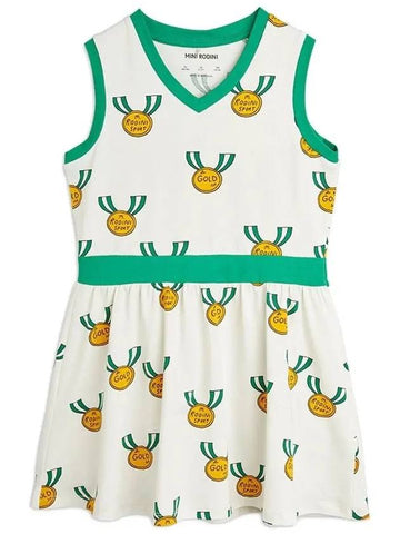 Kids Medal Pattern Sleeveless Dress 24250125 97 - MINI RODINI - BALAAN 1