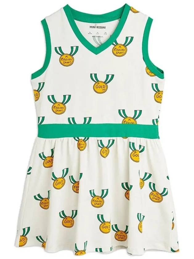 Kids Medal Pattern Sleeveless Dress 24250125 97 - MINI RODINI - BALAAN 2