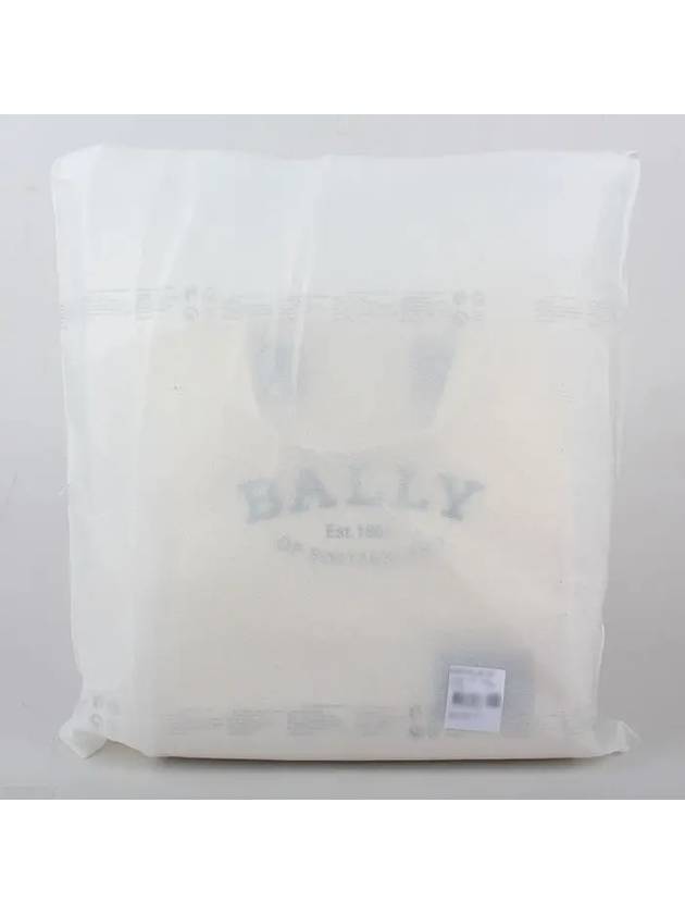 Crystalia Logo Fabric Tote Bag White - BALLY - BALAAN 8
