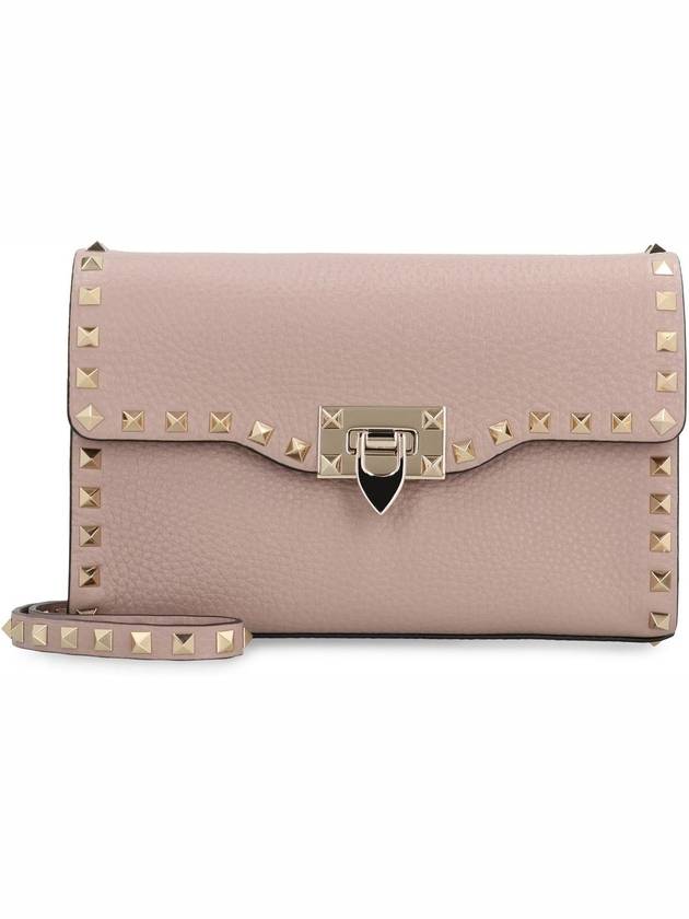 Valentino Garavani Valentino Garavani - Rockstud Piccola Leather Crossbody Bag - VALENTINO - BALAAN 2