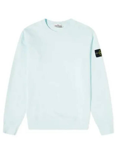 Wappen Patch Crewneck Sweatshirt Light Green - STONE ISLAND - BALAAN 2