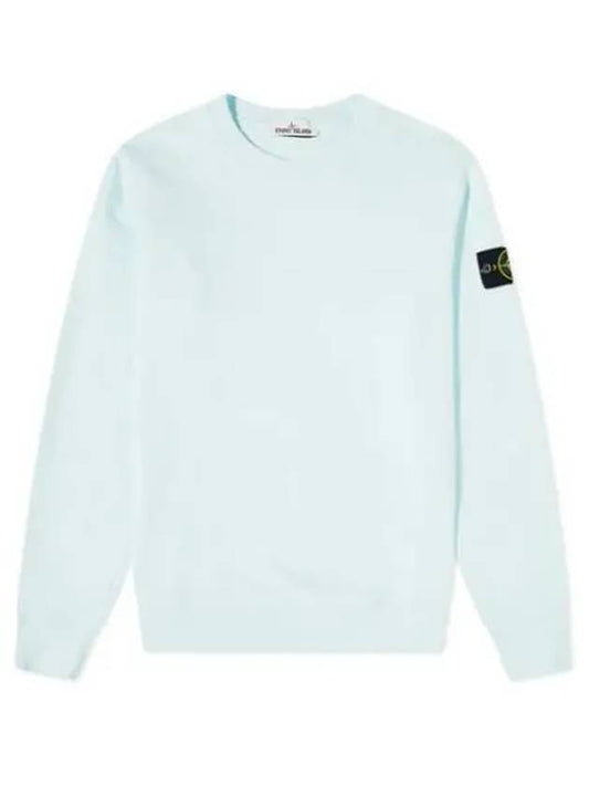 Wappen Patch Crewneck Sweatshirt Light Green - STONE ISLAND - BALAAN 2