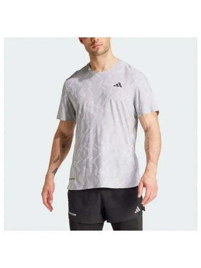 Ultimate Engineered Running Short Sleeve T-Shirt Grey - ADIDAS - BALAAN 2