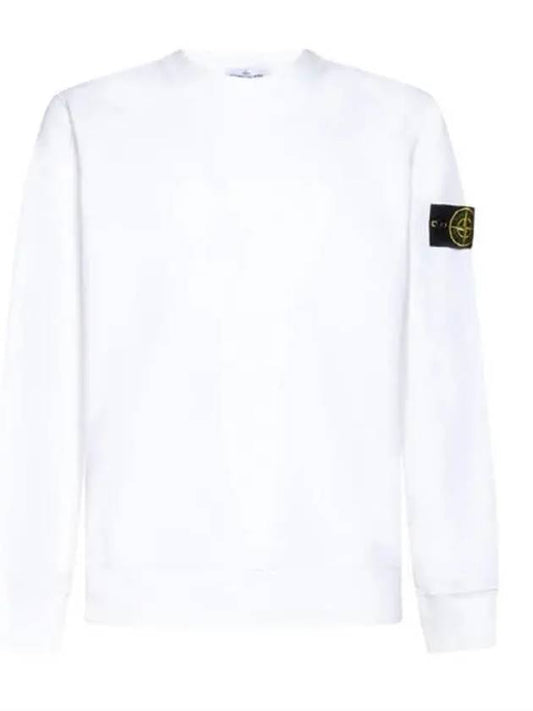 Wappen Patch Crew Neck Sweatshirt White - STONE ISLAND - BALAAN 2