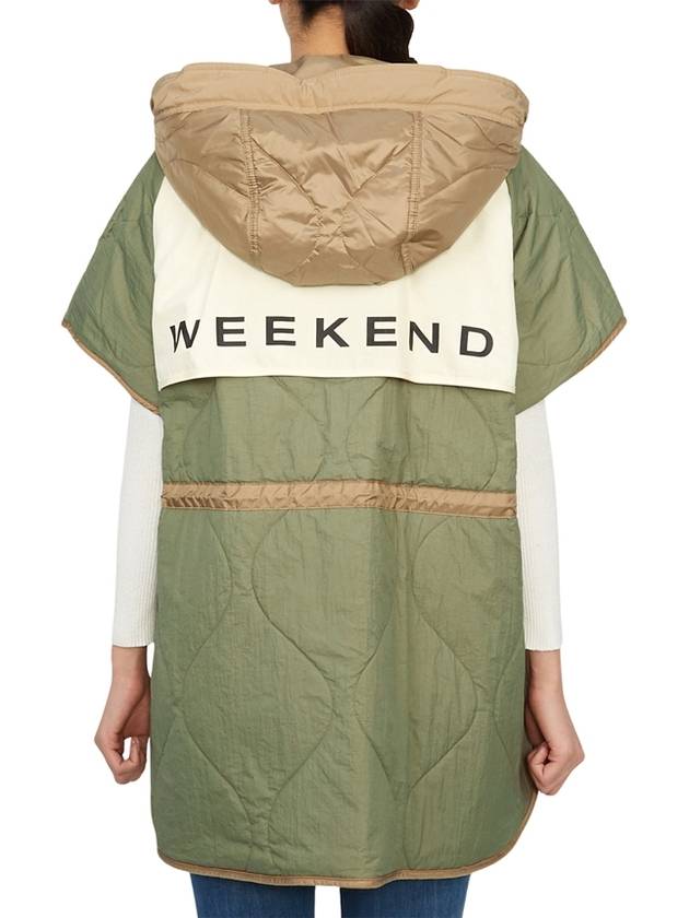 Weekend Egemone Reversible Padded Cape Beige - MAX MARA - BALAAN 4