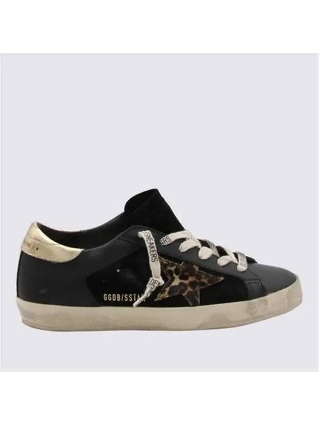 Superstar Leopard Star Low Top Sneakers Gold Black - GOLDEN GOOSE - BALAAN 5