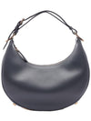 Fendigraphy Small Hobo Shoulder Bag Blue - FENDI - BALAAN 3