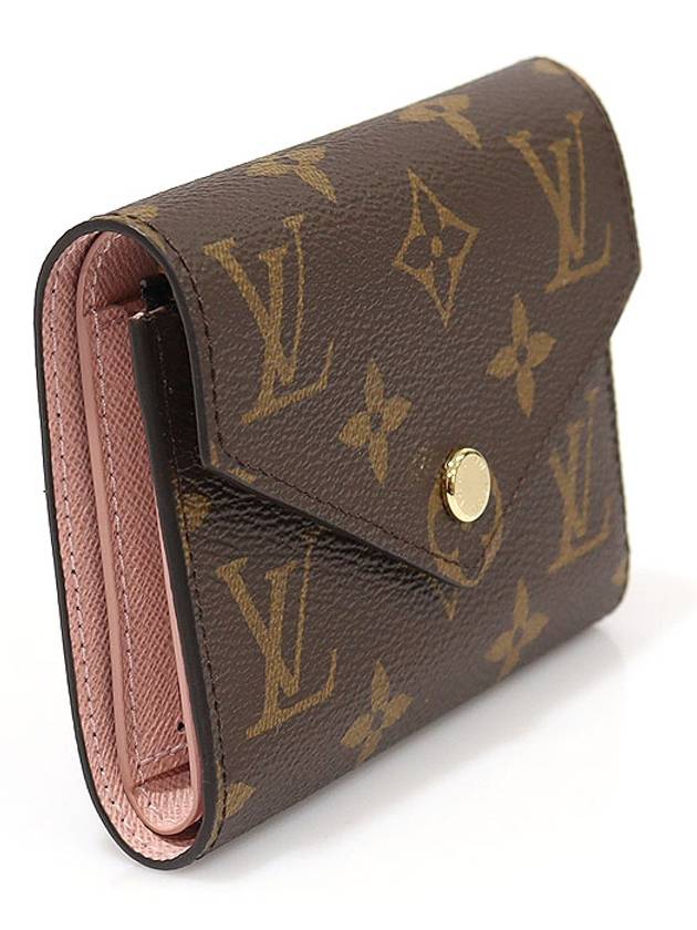 M62360 Monogram Canvas Rose Ballerine Victorine Wallet Bicycle - LOUIS VUITTON - BALAAN 3