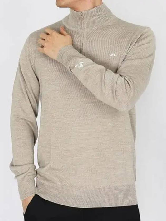 Gian Zipper Sweater Brown - J.LINDEBERG - BALAAN 2