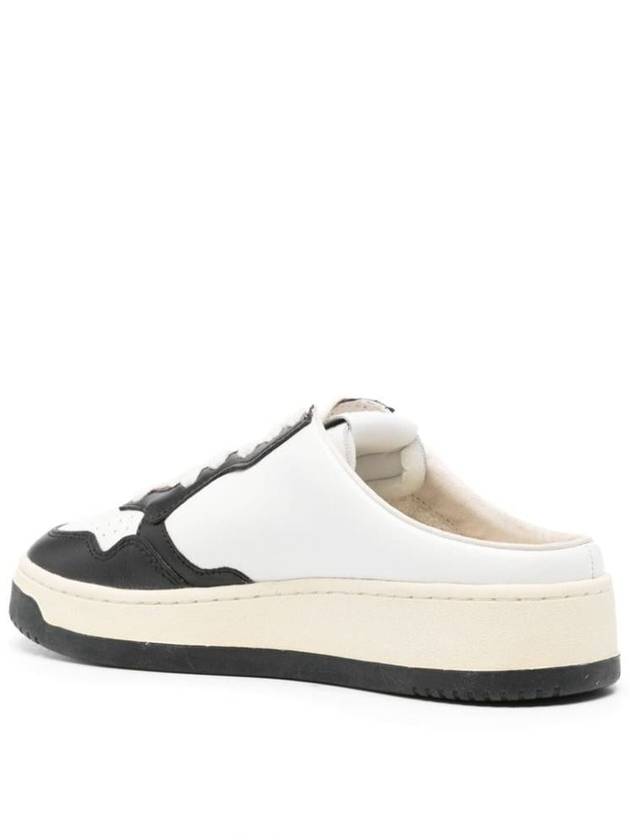 Autry Low 'Medalist' Mules In Two-Tone Leather - AUTRY - BALAAN 2