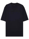 Small Heart Logo Boxy Fit Short Sleeve T-Shirt Black - AMI - BALAAN 3